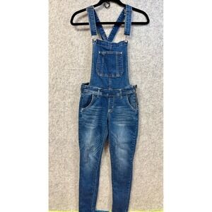 Wallflower "Tomboy" Style Denim Overalls Blue Women's Size XS